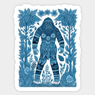 Big Foot Illustration Sticker